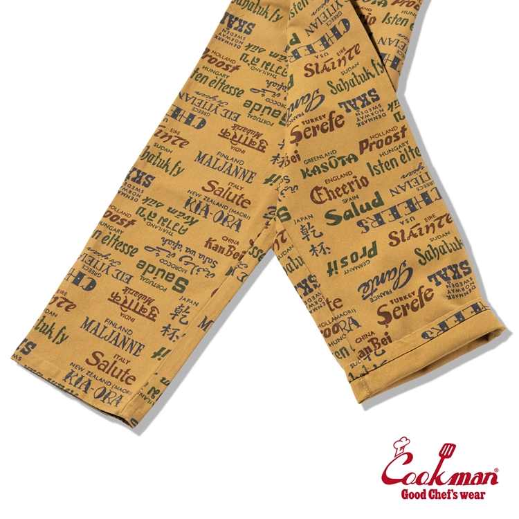画像17: COOKMAN  シェフパンツ Chef Pants Semiwide Washed Duck Canvas Cheers (17)