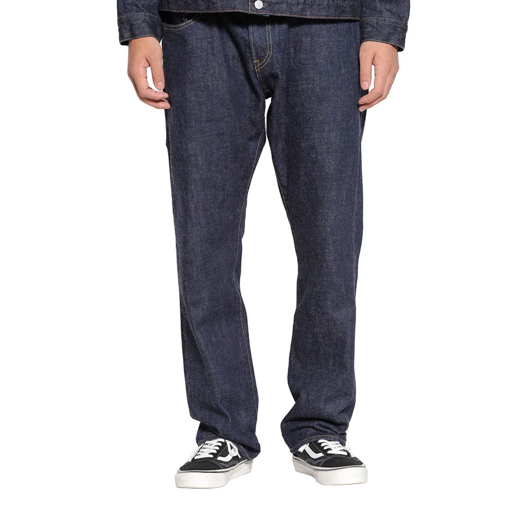 画像3: CALEE  VINTAGE REPRODUCT TAPERED DENIM PANTS <OW> (3)