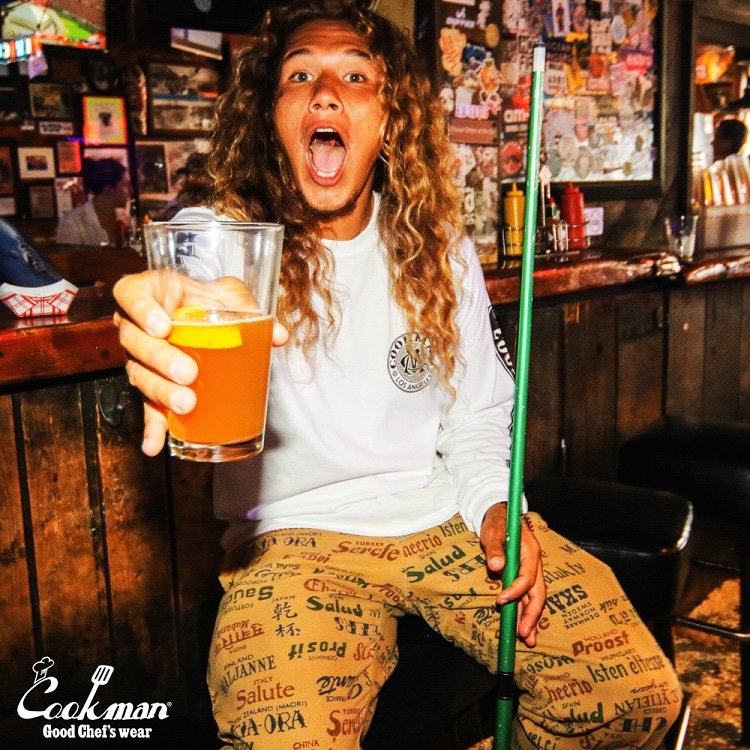 画像21: COOKMAN  シェフパンツ Chef Pants Semiwide Washed Duck Canvas Cheers (21)