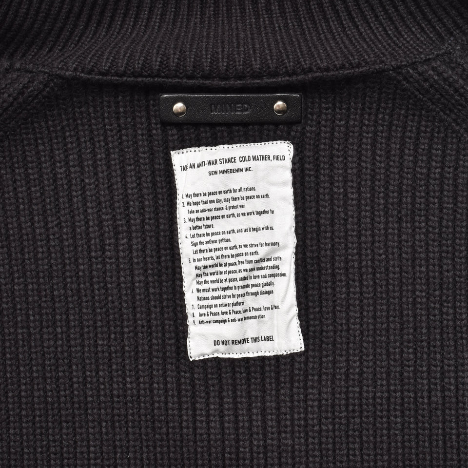 画像7: MINEDENIM  Heavyweight Trucker Knit Blouson (7)