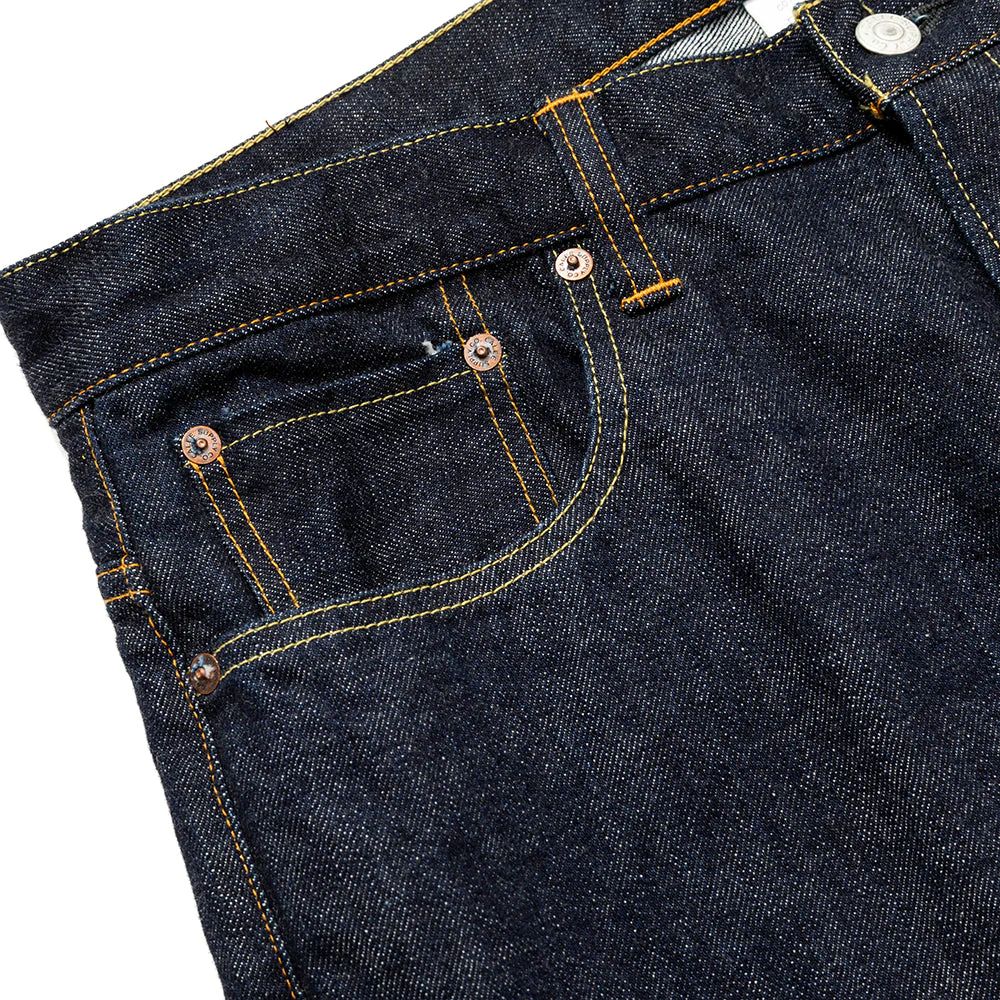 画像5: CALEE  VINTAGE REPRODUCT TAPERED DENIM PANTS <OW> (5)