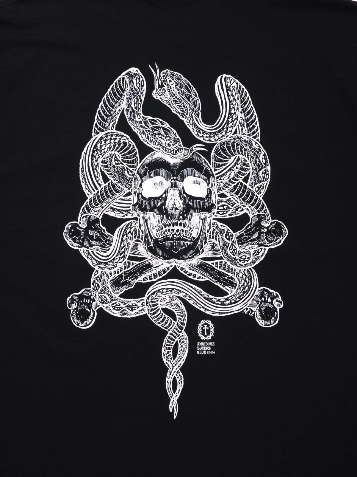 ANTIDOTE BUYERS CLUB ASIC Oversized S/S Tee (Skull N' Snake