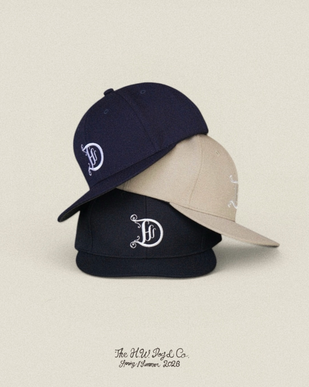 THE H.W.DOG&CO. SUMMER WOOL BOX CAP D-01144 正規取扱通販