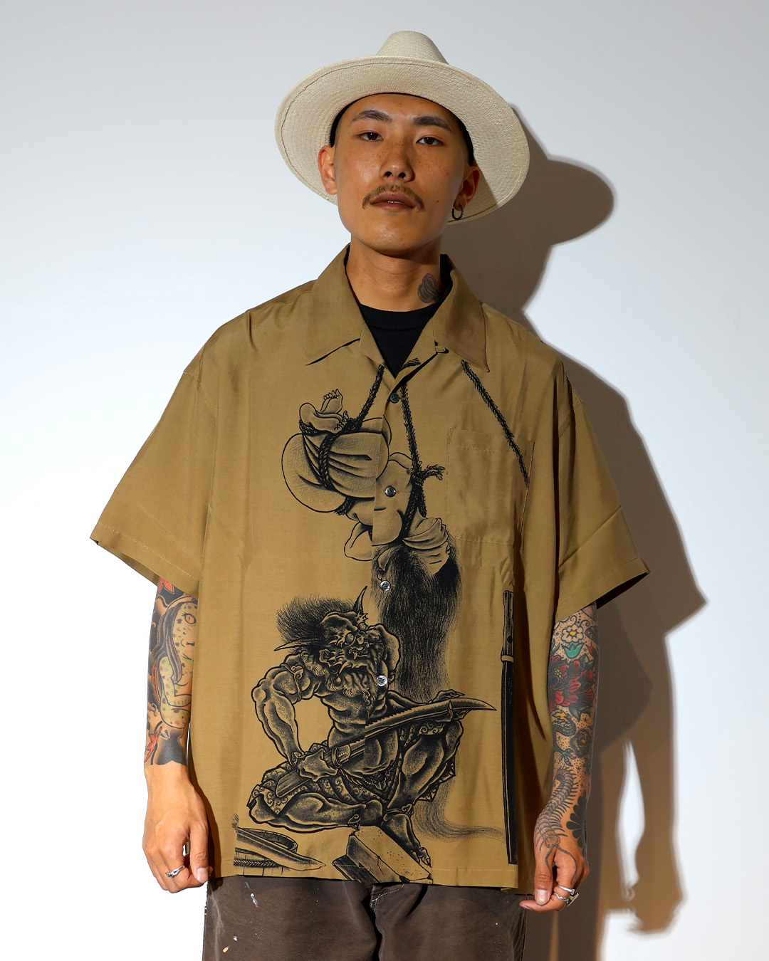 exodus brand 百鬼図 HAWAIIAN SHIRT HORIYOSHI III-HW-01 公式通販