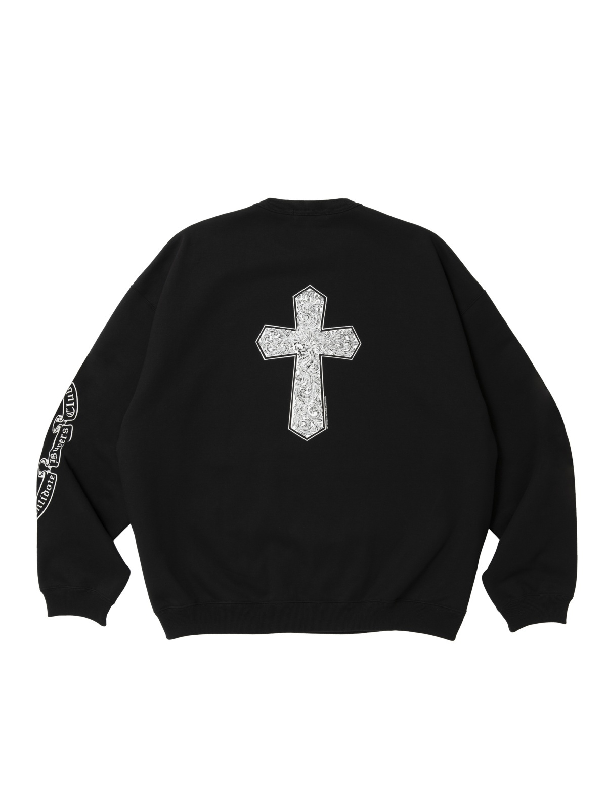 ANTIDOTE BUYERS CLUB ASIC Crewneck Sweat Shirt (Leaf Skull